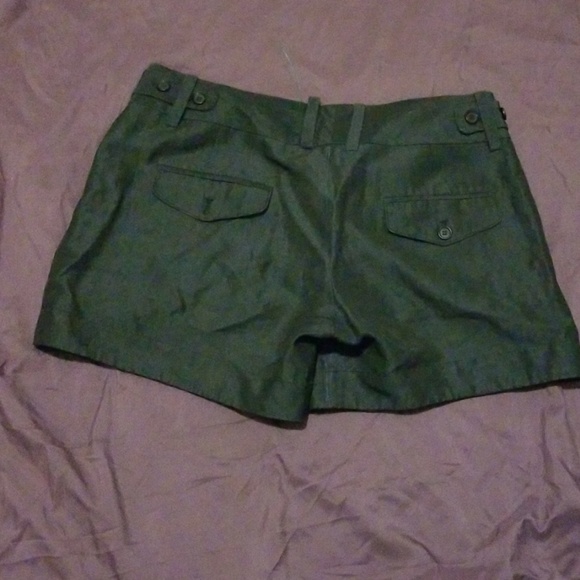 French connection Blue linen wool blend shorts - Picture 5 of 5